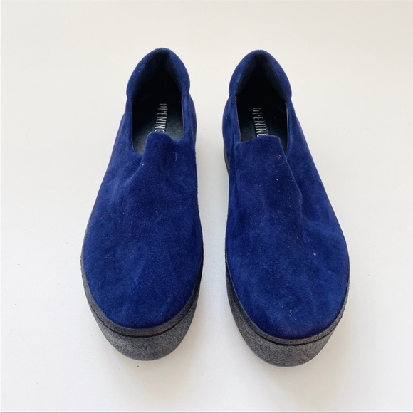 Opening Ceremony suede platform in blue - Picture 2 of 5